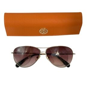 Tory Burch TY6006 101/84  60 11 135 2N aviator sunglasses LOGO PRINT lenses
